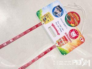 Hanger vỉ treo và dây treo, vừa treo túi vừa treo gói liền gói sản phẩm