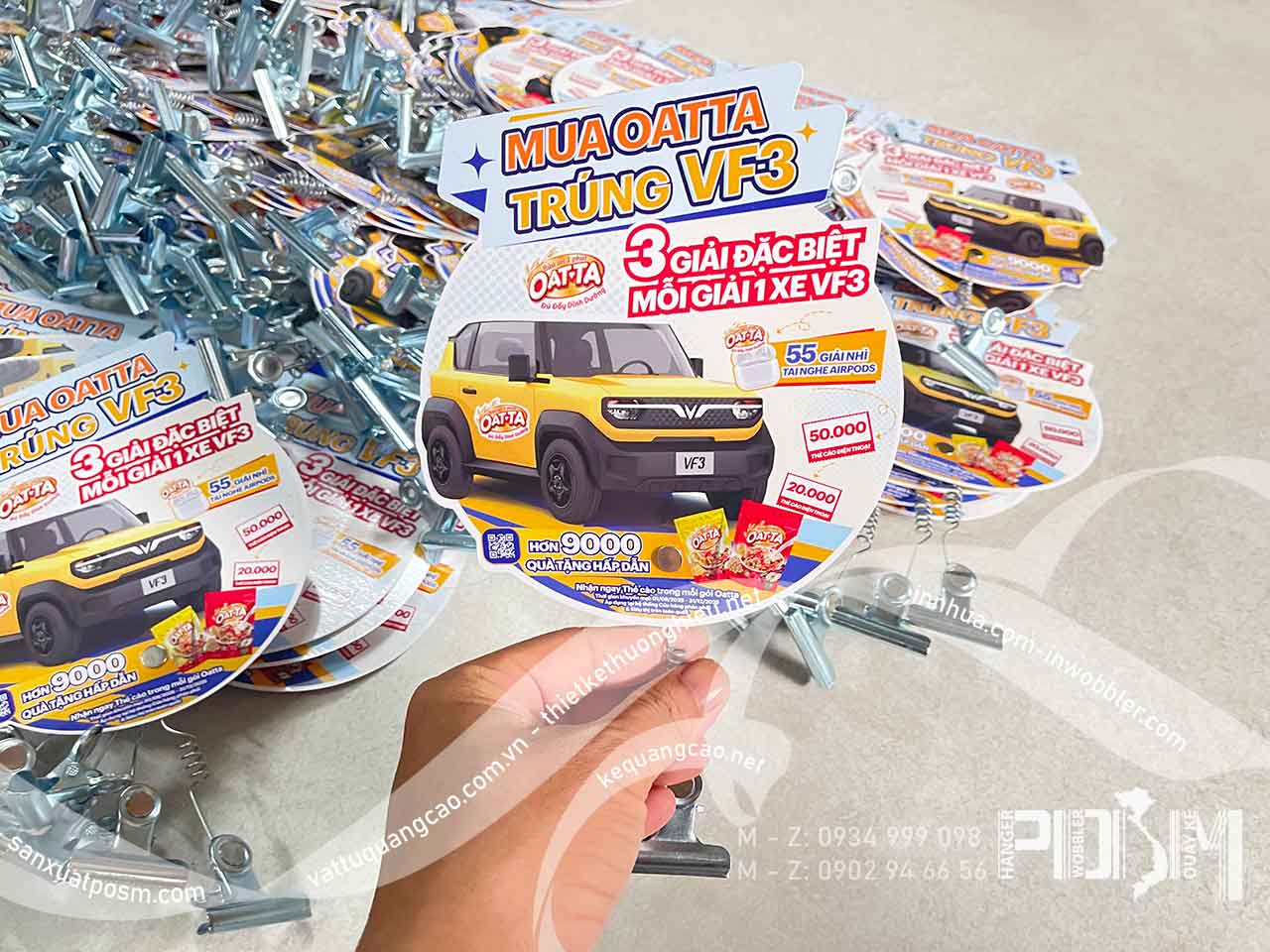 Wobbler lò xo kẹp sắt ngũ cốc và lò xo kẹp sắt sữa Oatta - Ảnh 4